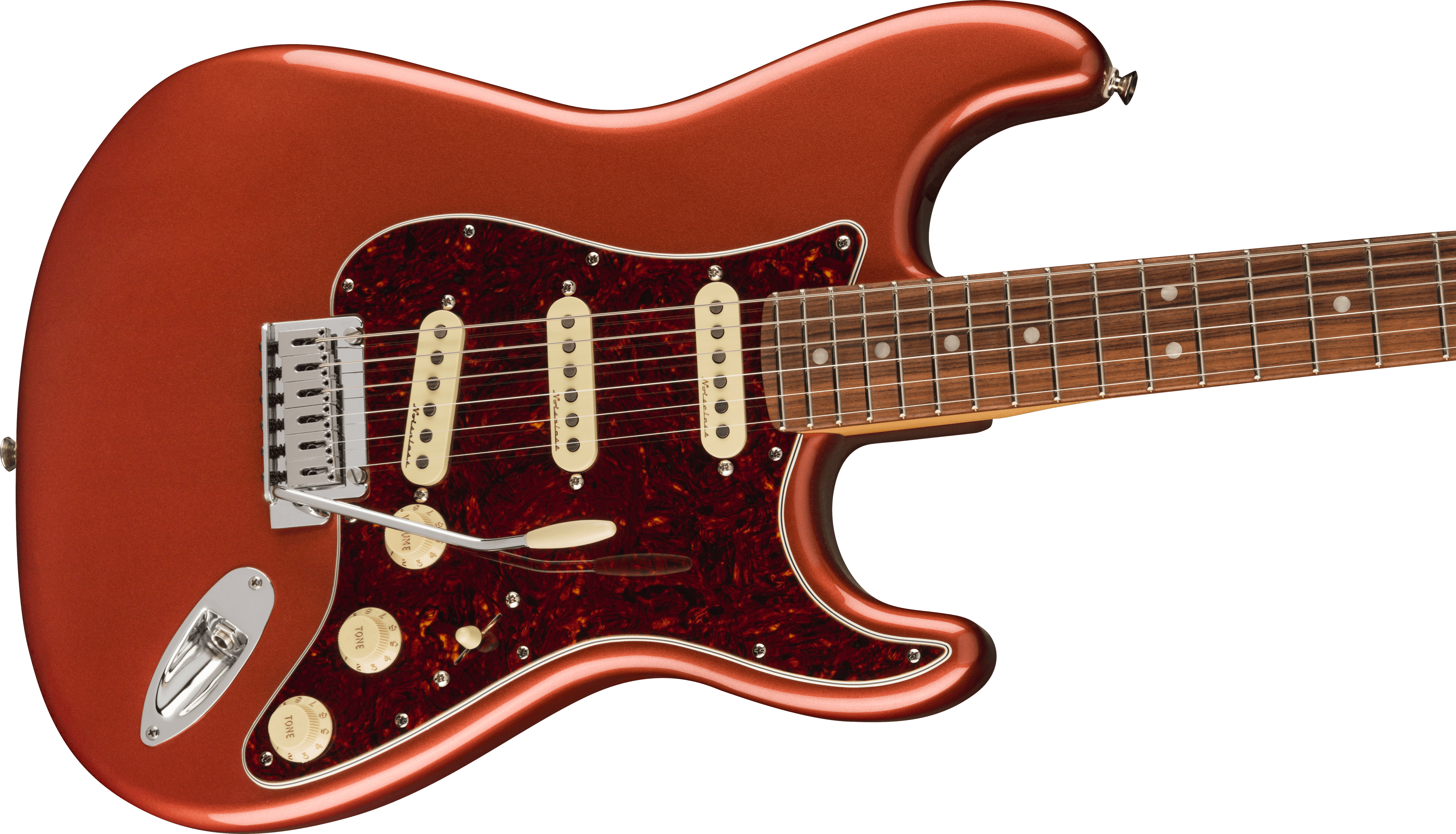 Fender Player Plus Stratocaster®, Aged Candy Apple Red - Image 4