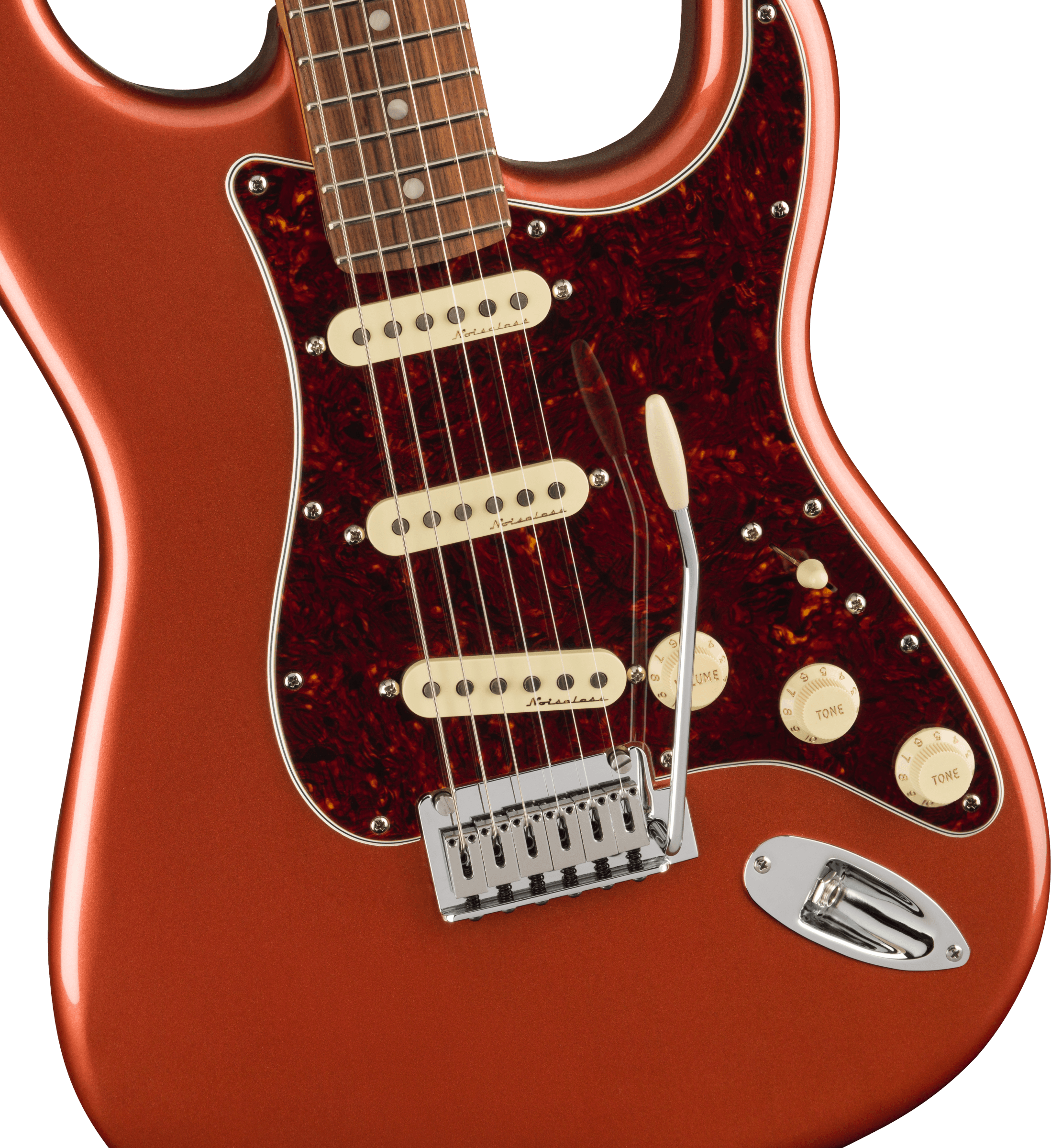 Fender Player Plus Stratocaster®, Aged Candy Apple Red - Image 3
