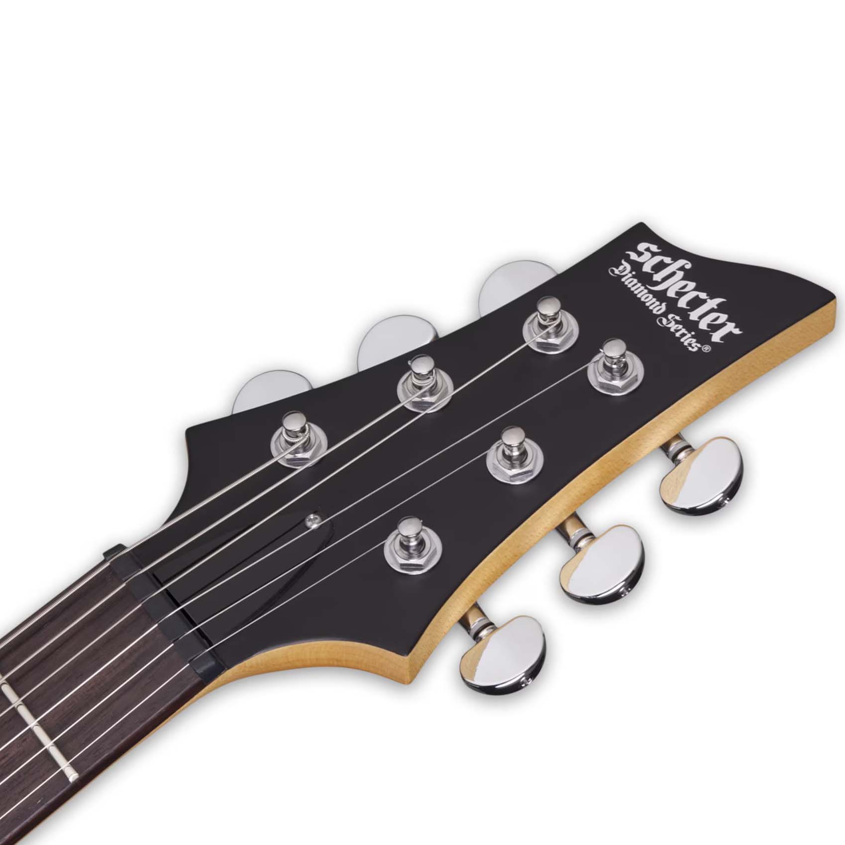 Schecter C-6 Deluxe, Satin Black - Image 4