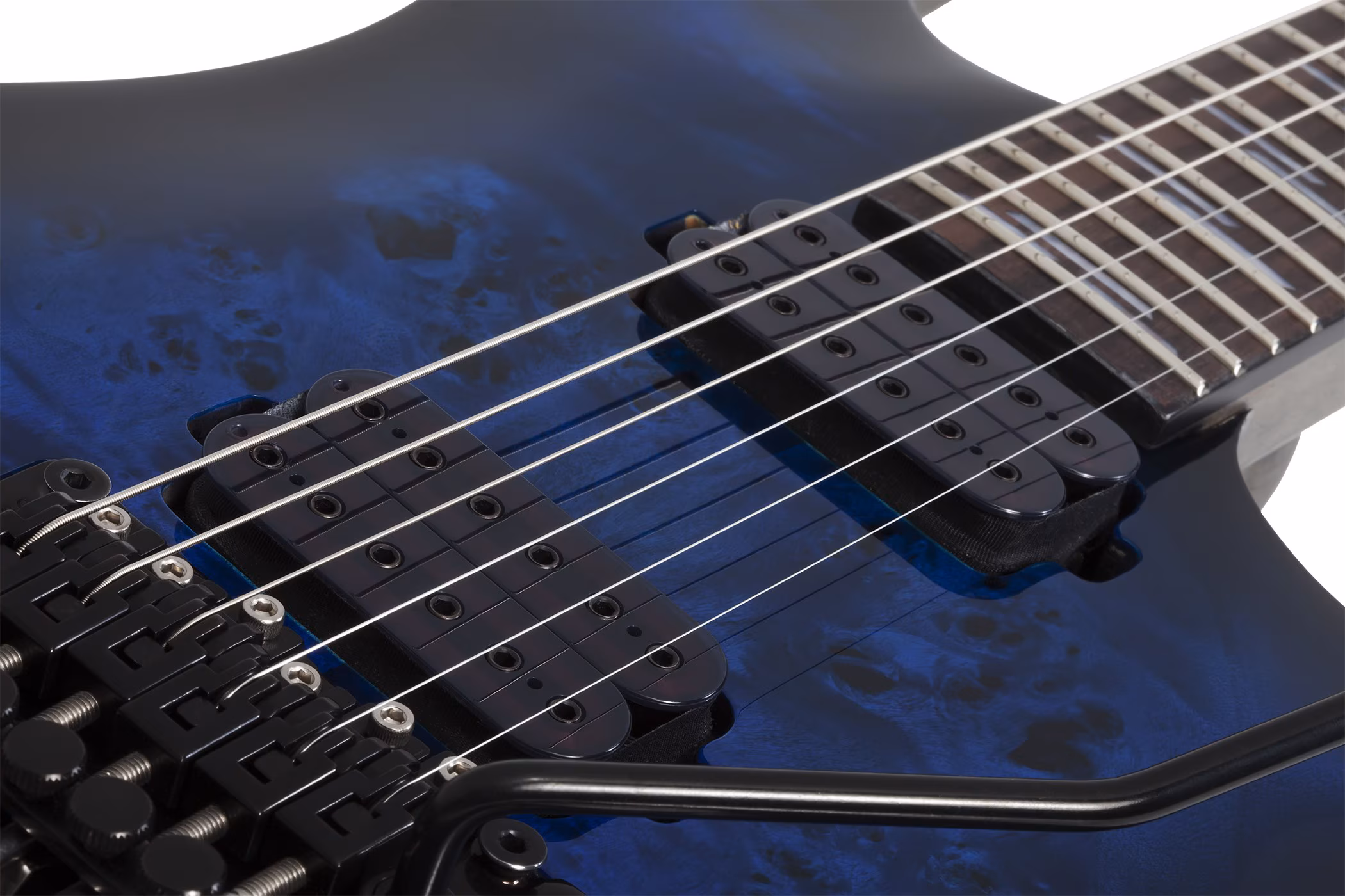 Schecter Omen Elite-6 Floyd Rose, Blue Burst - Image 3