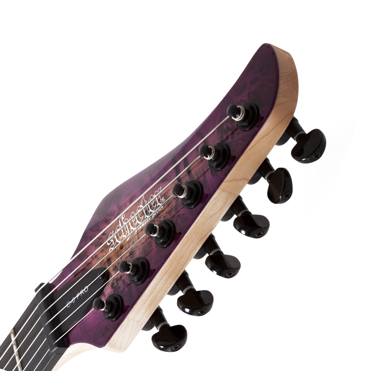 Schecter C-6 Pro, Aurora Burst - Image 3