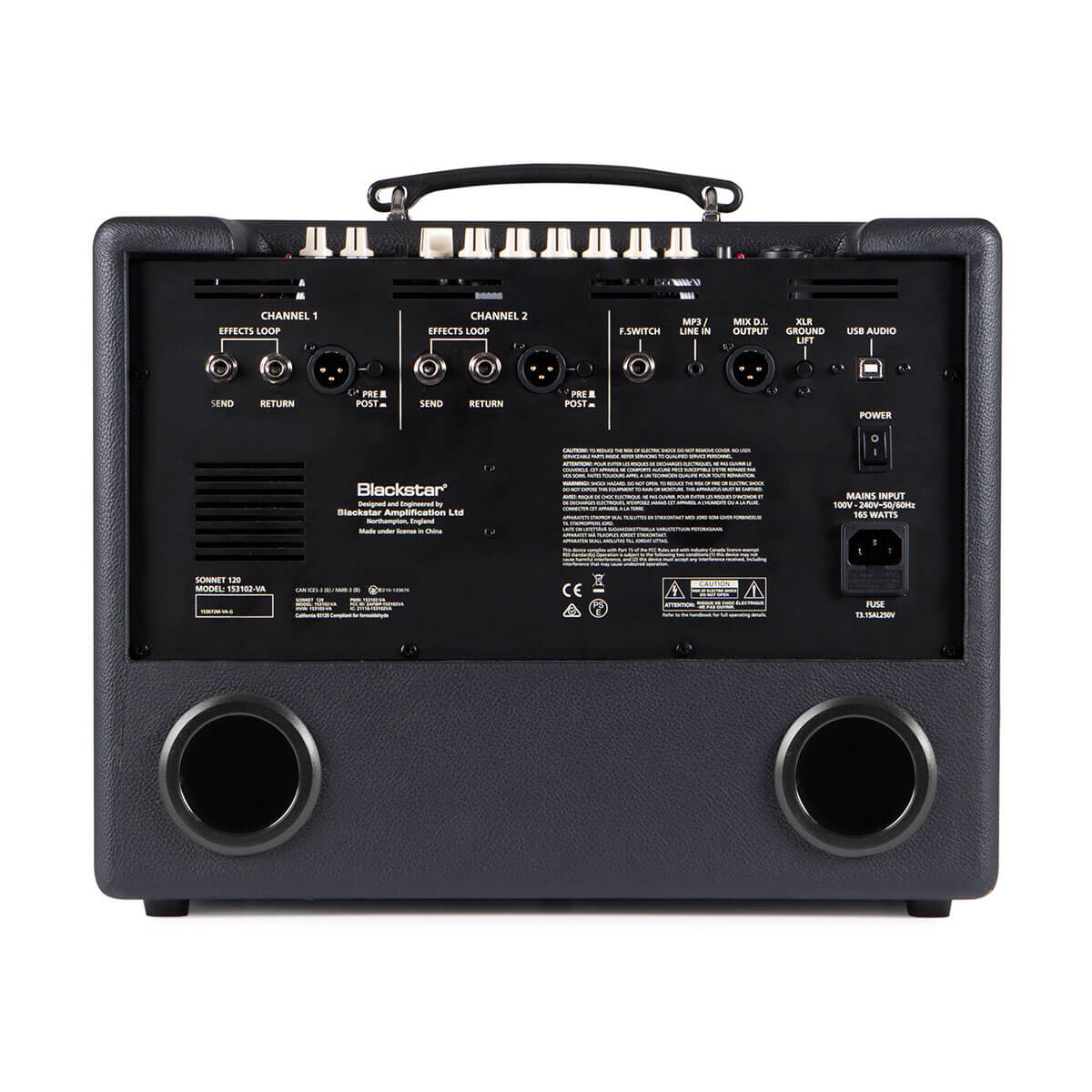Blackstar Sonnet 120 Amplifier, Black - Image 4