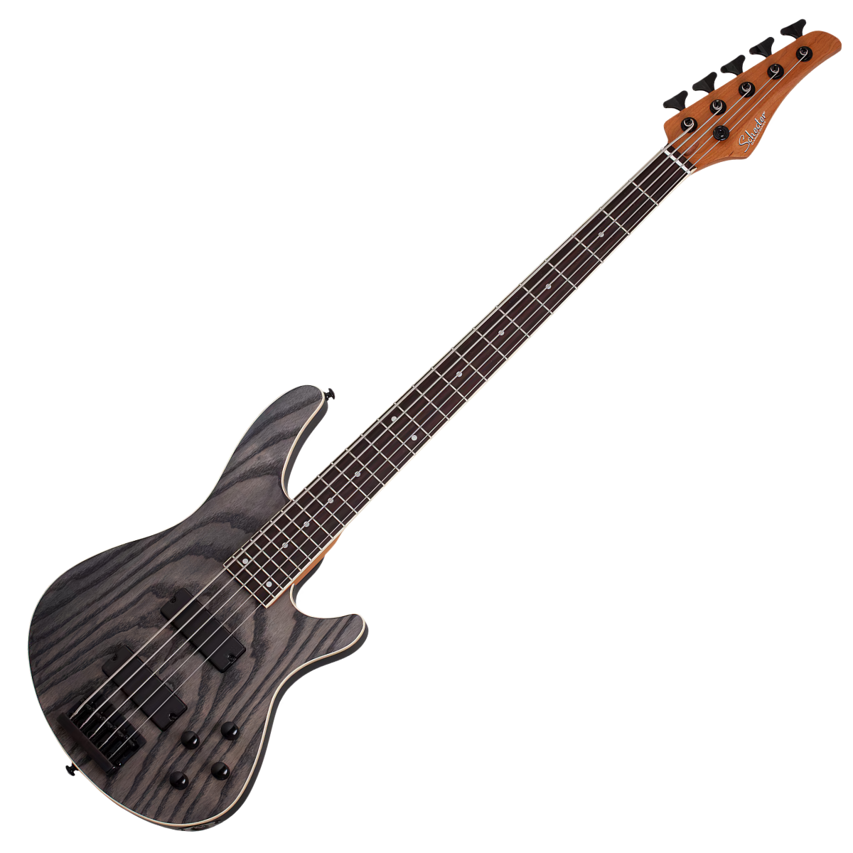 Schecter C-5 Standard Series Bass, Charcoal Satin