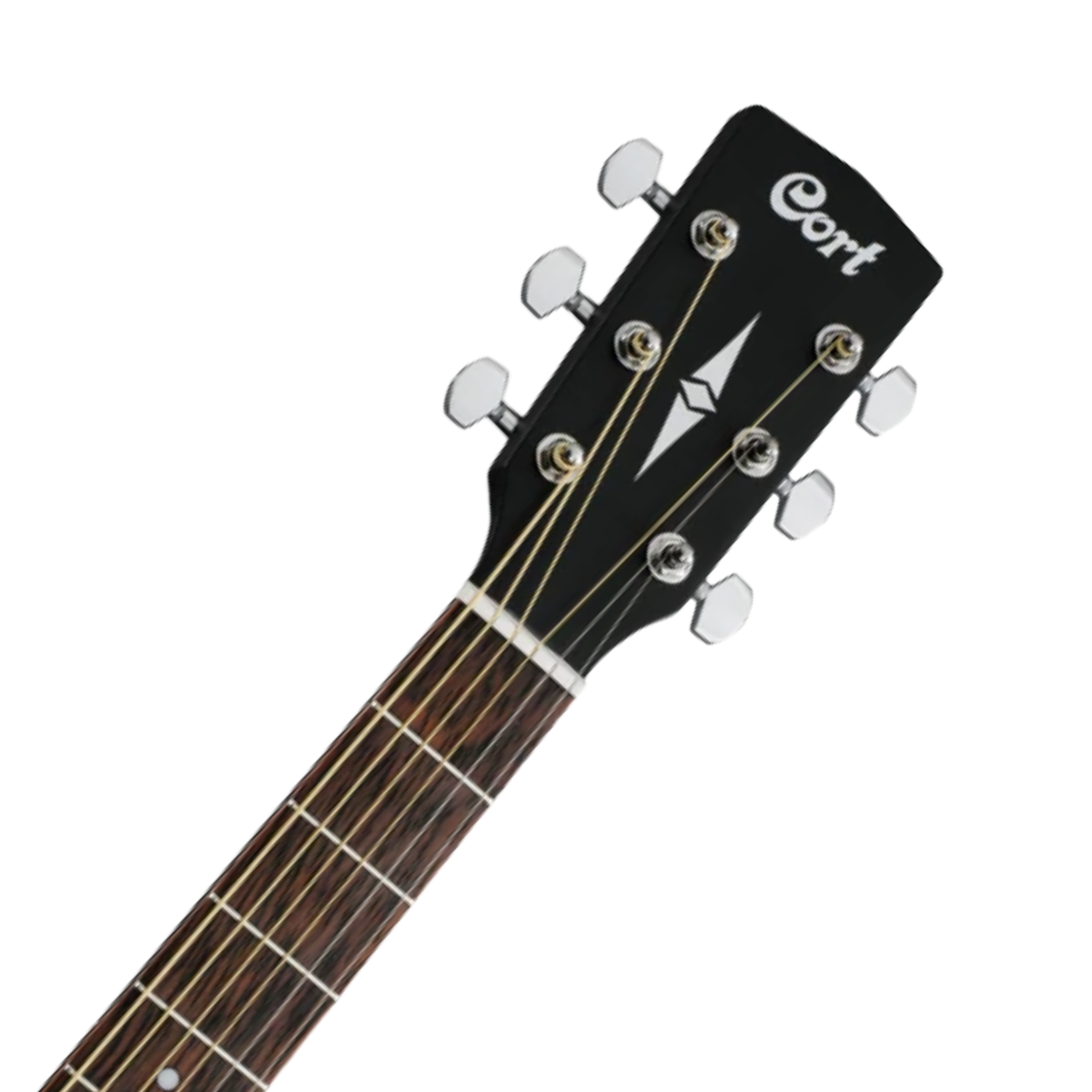 Cort AF550 Acoustic Guitar, Open Pore Black - Image 3