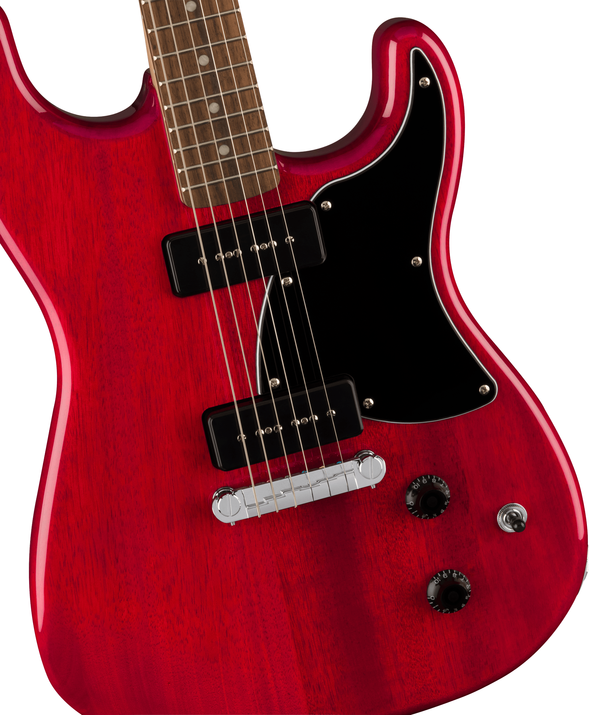 Squier Paranormal, Stratosonic, Crimson Trans Red - Image 3