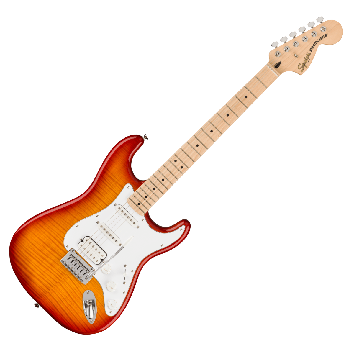 Squier - Affinity Strat, HSS, Sienna sunburst