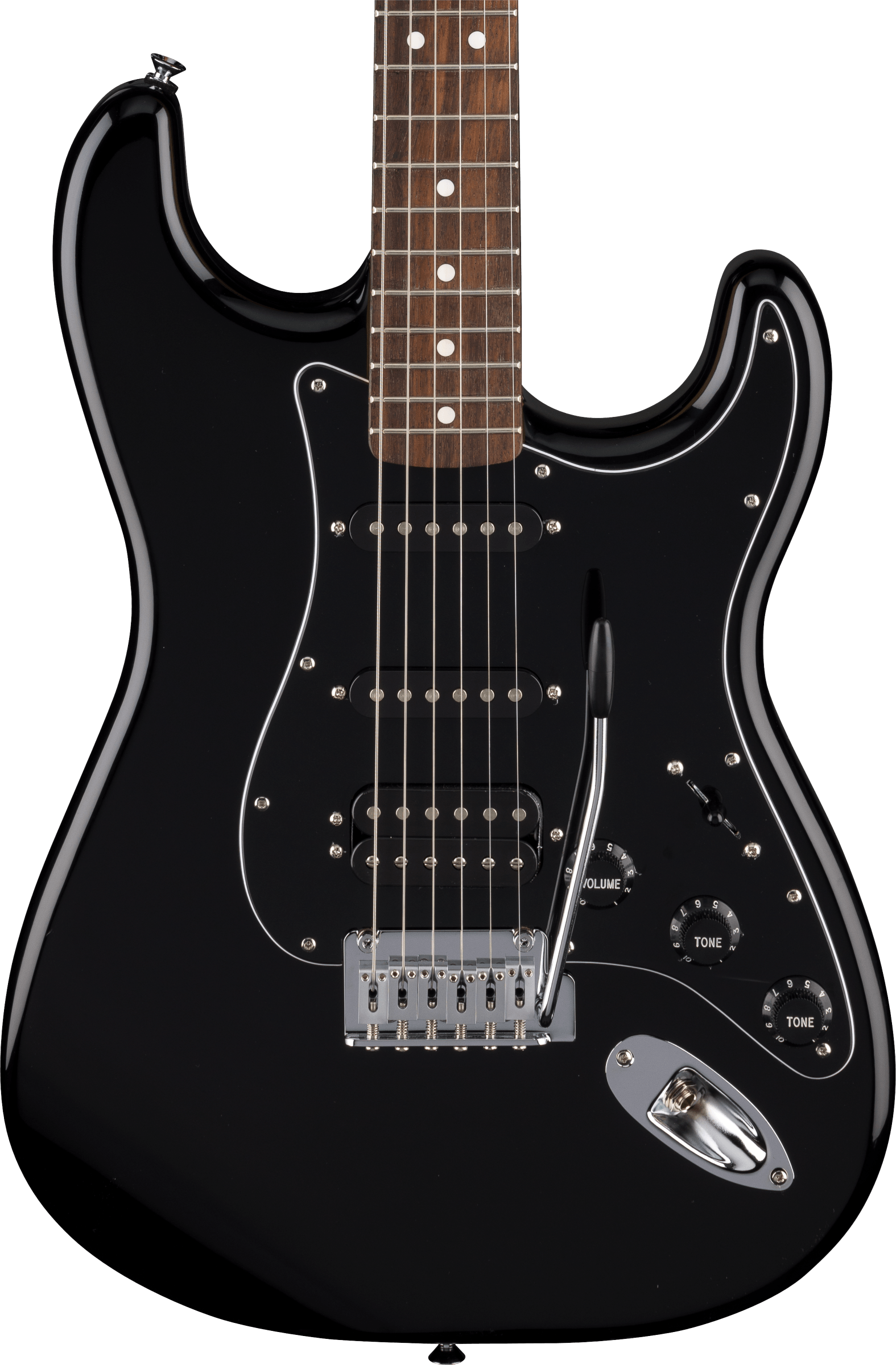 Fender Standard Series Stratocaster, HSS, Black, BPG - Image 3