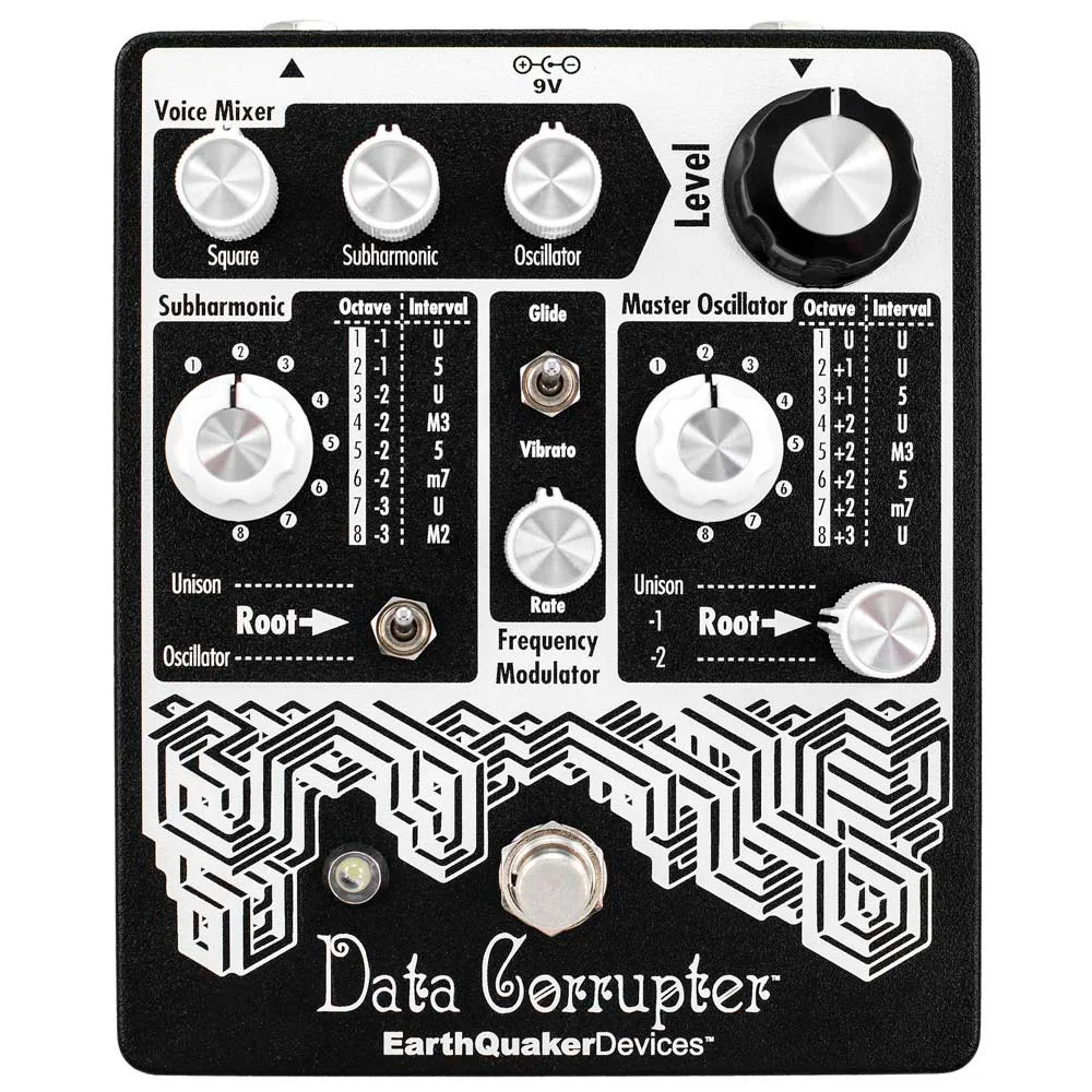 EarthQuaker Devices Data Corrupter Modulated Monophonic Harmonizing PLL Pedal