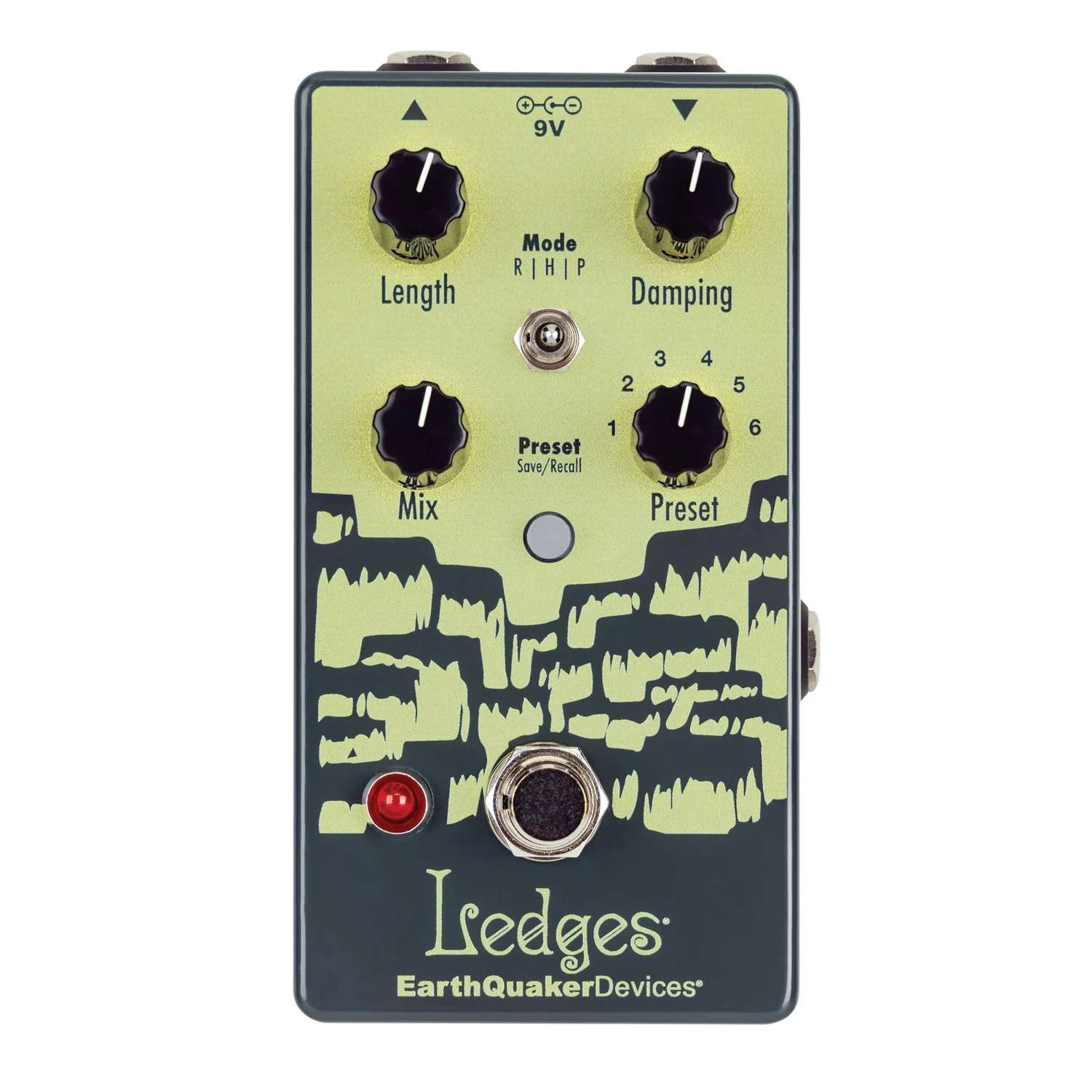 EarthQuaker Devices Ledges Tri-Reverberator Pedal