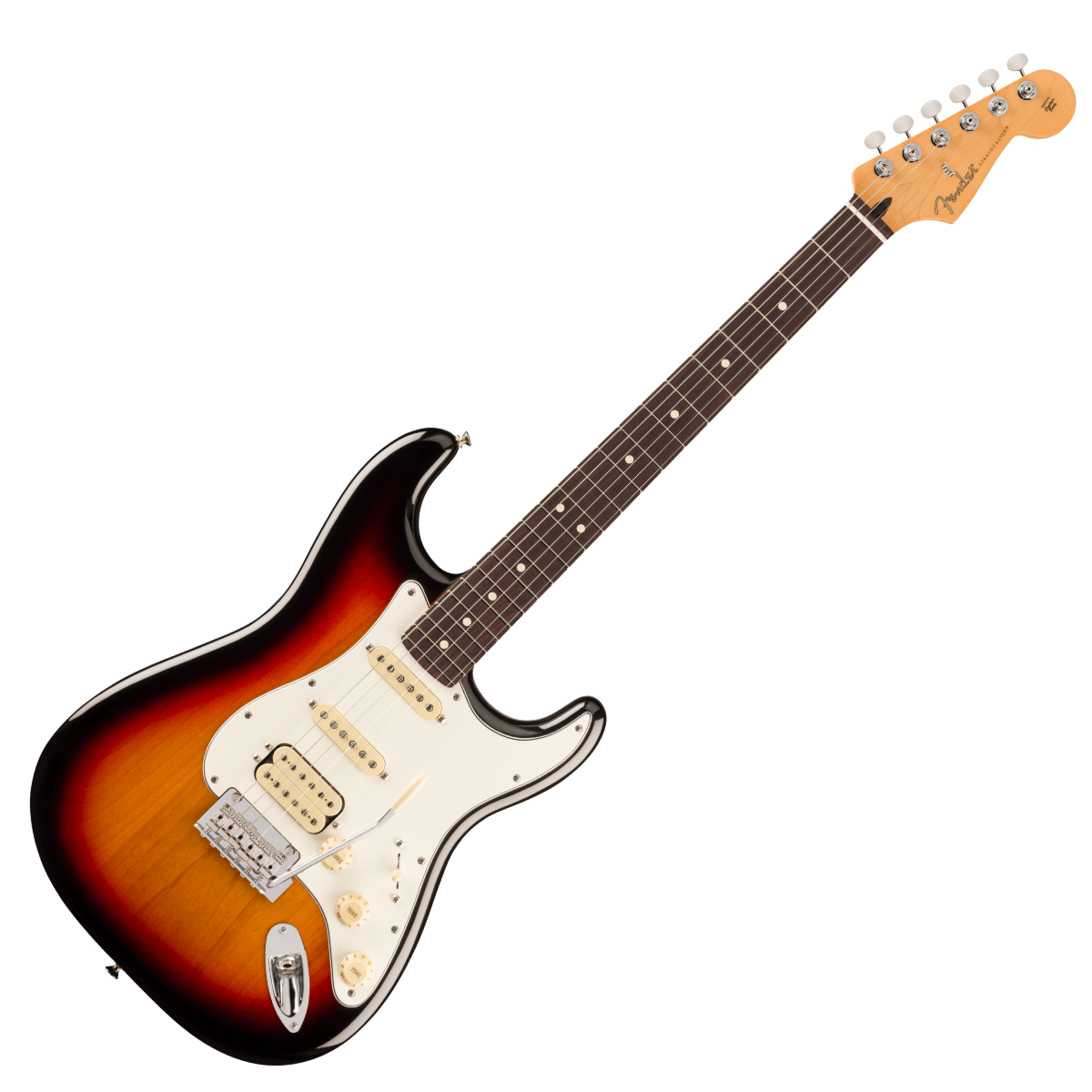 Fender - Player II Strat, HSS, 3 tone sunburst