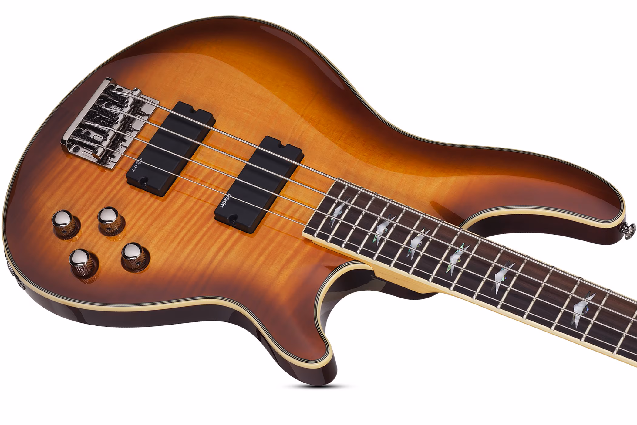 Schecter Omen Extreme-4, Vintage Sunburst - Image 4