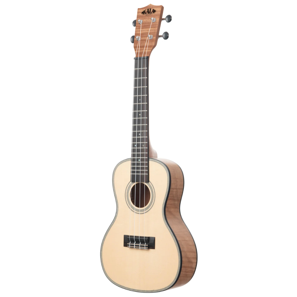 Kala KA-SSEM-C Concert Ukulele, Solid Spruce Top, Exotic Mahogany Back & Sides - Image 3