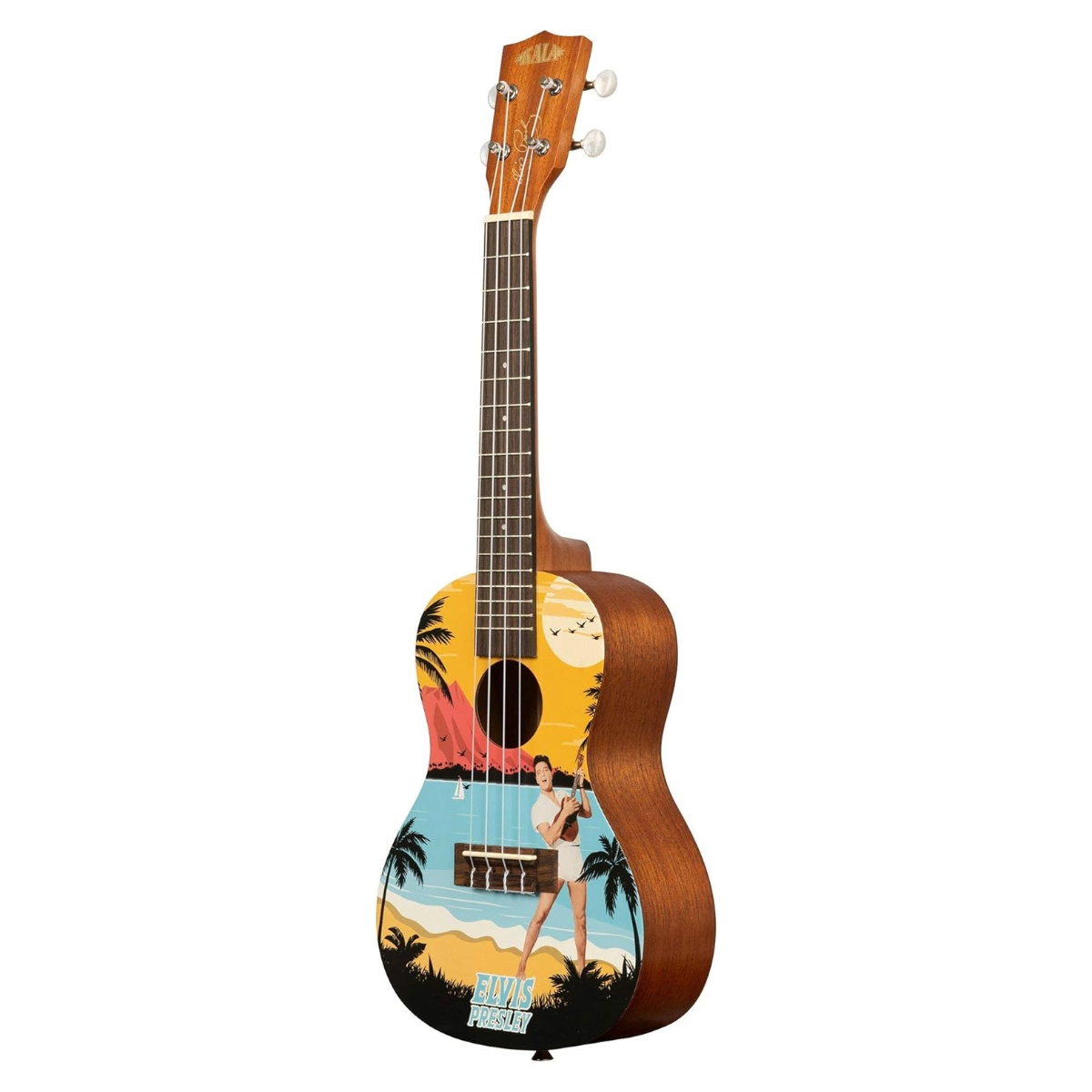 Kala Elvis ukulele Blue Hawaii - Image 3
