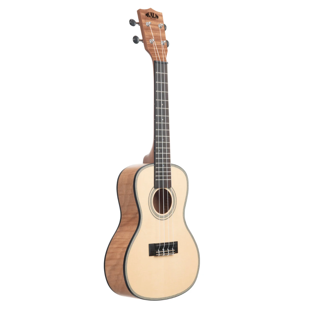 Kala KA-SSEM-C Concert Ukulele, Solid Spruce Top, Exotic Mahogany Back & Sides - Image 4