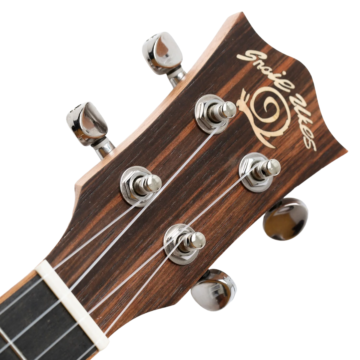 Snail Concert Ukulele, Ebony, Electro - Image 2