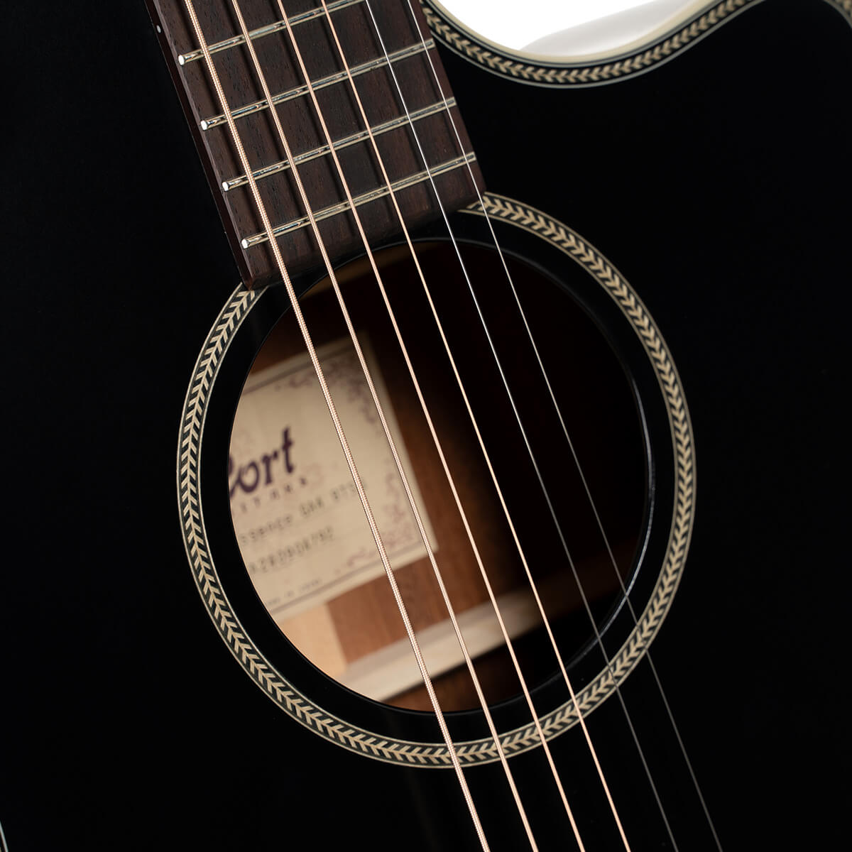 Cort Essence GA4, Semi Gloss, Black Top, Electro Acoustic - Image 7