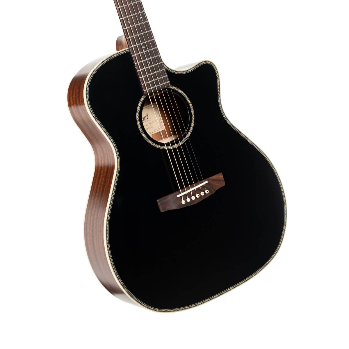 Cort Essence GA4, Semi Gloss, Black Top, Electro Acoustic - Image 10
