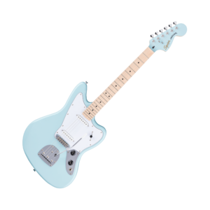 Squier Affinity Jaguar, Daphne Blue, Matching Headstock
